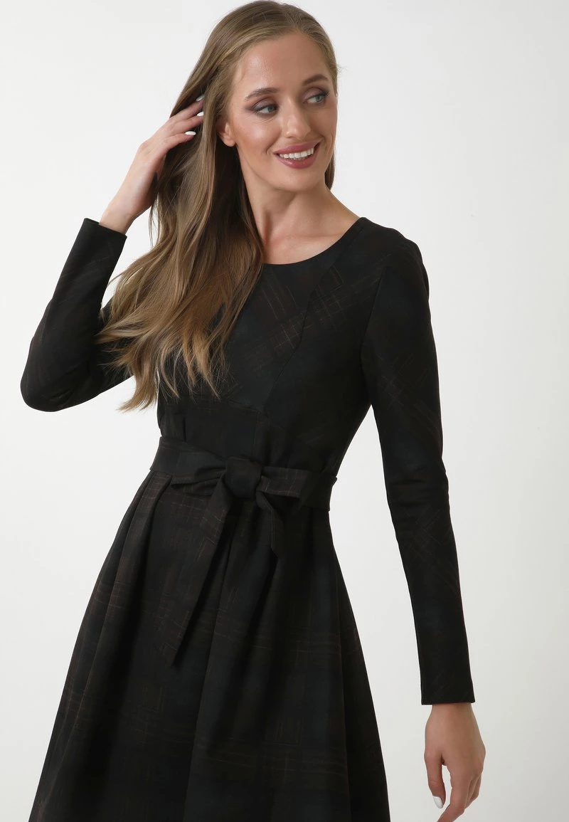 Miglior prezzo π Madam-T Donna KANTRI - Vestito Estivo - Schwarz/braun π - immagine 5