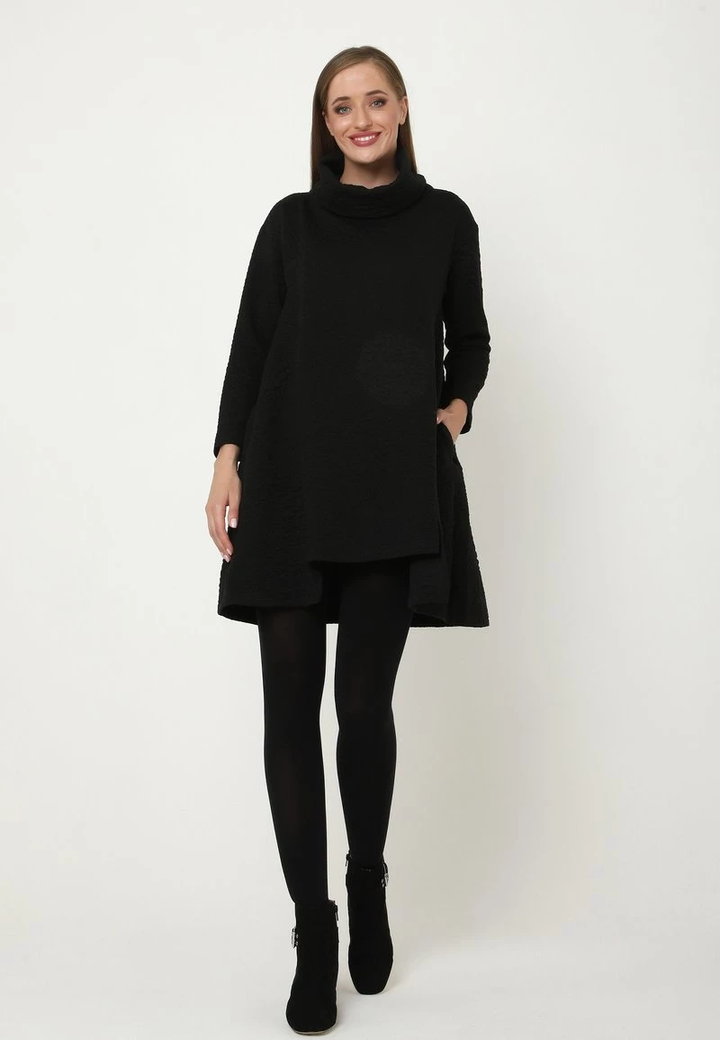 Il più economico 🤩 Madam-T Donna Vestito Di Maglina - Schwarz 🔔 - immagine 2