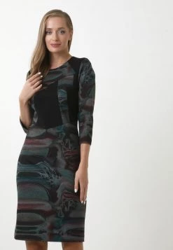 Vendita lampo π Madam-T Donna ALMAZA - Tubino - Grau/aqua π