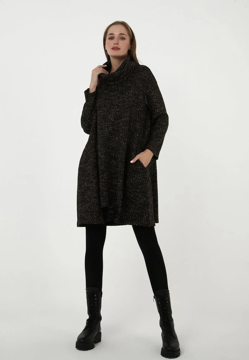 Presa π Madam-T Donna SHELBY - Abito In Maglia - Khaki, Ingwer β - immagine 5