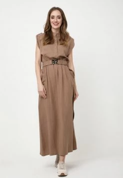 Vendita lampo π₯° Madam-T Donna LUSIA - Abito A Camicia - Beige π