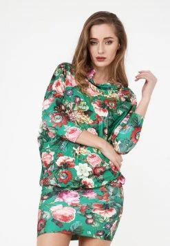 Vendita lampo β€οΈ Madam-T Donna AZARINA - Vestito Estivo - Grün/ Pink π₯°