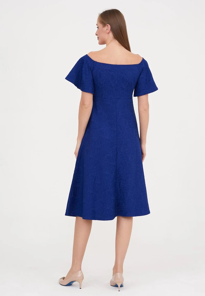 I primi 10 𧨠Madam-T Donna JOVANA - Vestito Elegante - Blau π - immagine 3