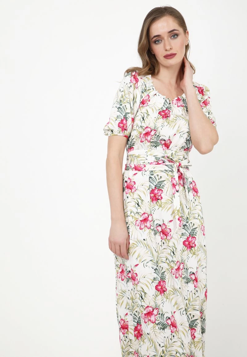 A buon mercato β Madam-T Donna Vestito Lungo - Beige, Rosa π - immagine 3