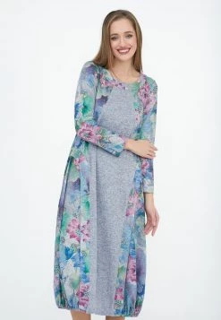 Acquistare 🎉 Madam-T Donna ROSHELE - Vestito Estivo - Blau,/lila 😉