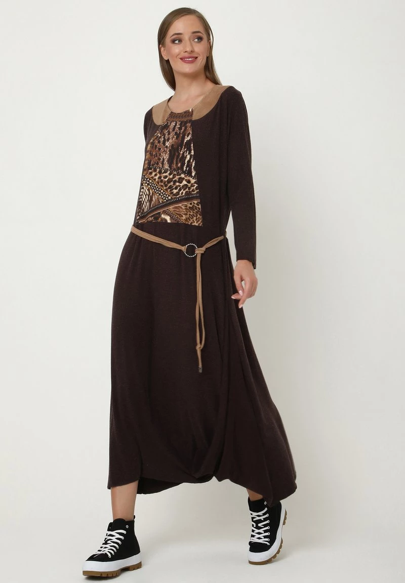 Promo π₯ Madam-T Donna CHANTA - Vestito Di Maglina - Braun π - immagine 7