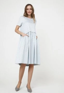 Vendita lampo β Madam-T Donna PAMELA - Vestito Estivo - Light Blue β