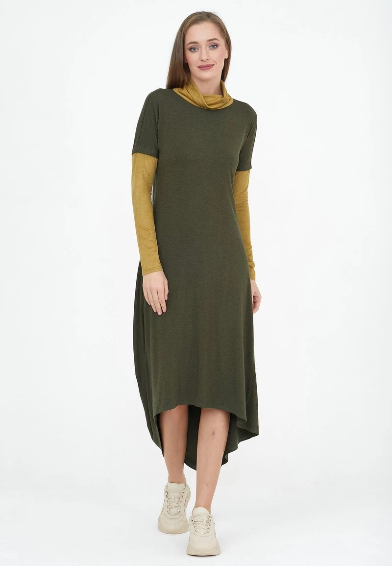 Acquistare π Madam-T Donna PALMYRA - Vestito Estivo - Khakifarben π - immagine 2