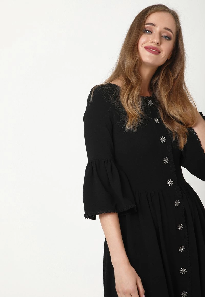 Miglior prezzo π Madam-T Donna CHIARA - Vestito Estivo - Schwarz π₯ - immagine 7