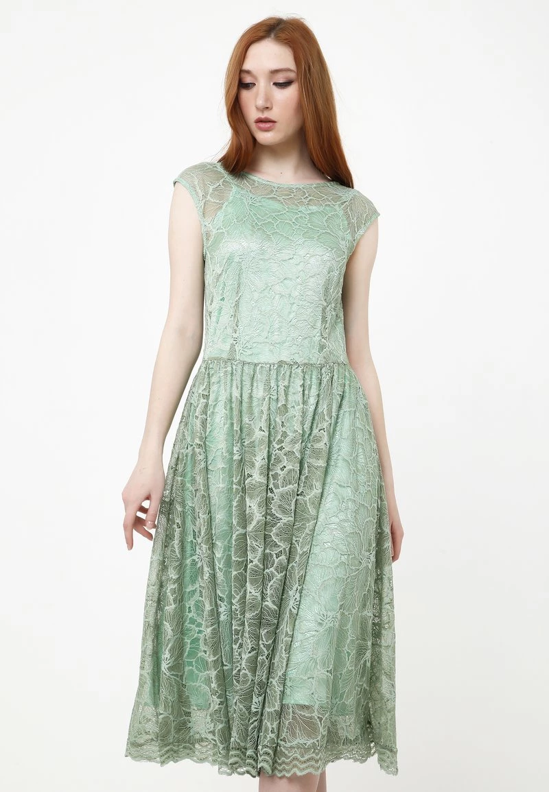 Miglior offerta π― Madam-T Donna LOTTA - Vestito Elegante - Hellgrün π