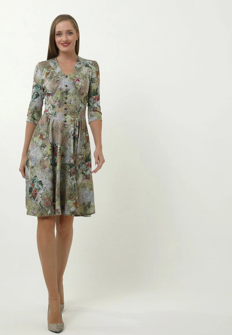 Promo π₯° Madam-T Donna DAISY - Vestito Estivo - Oliv/ Grau π - immagine 4