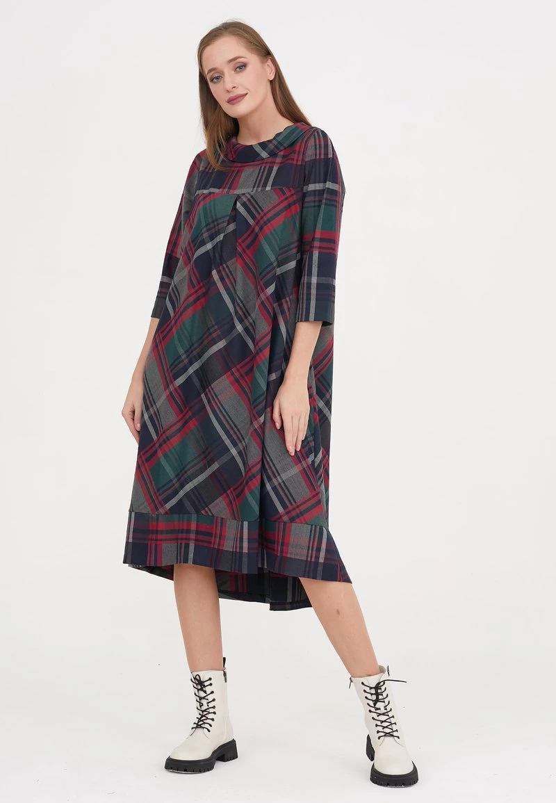 A buon mercato 𧨠Madam-T Donna JULIE - Vestito Estivo - Grün/ Rot π - immagine 2