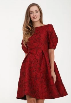 Vendita lampo π Madam-T Donna ROBERTA - Vestito Elegante - Bla Askk Rot β€οΈ