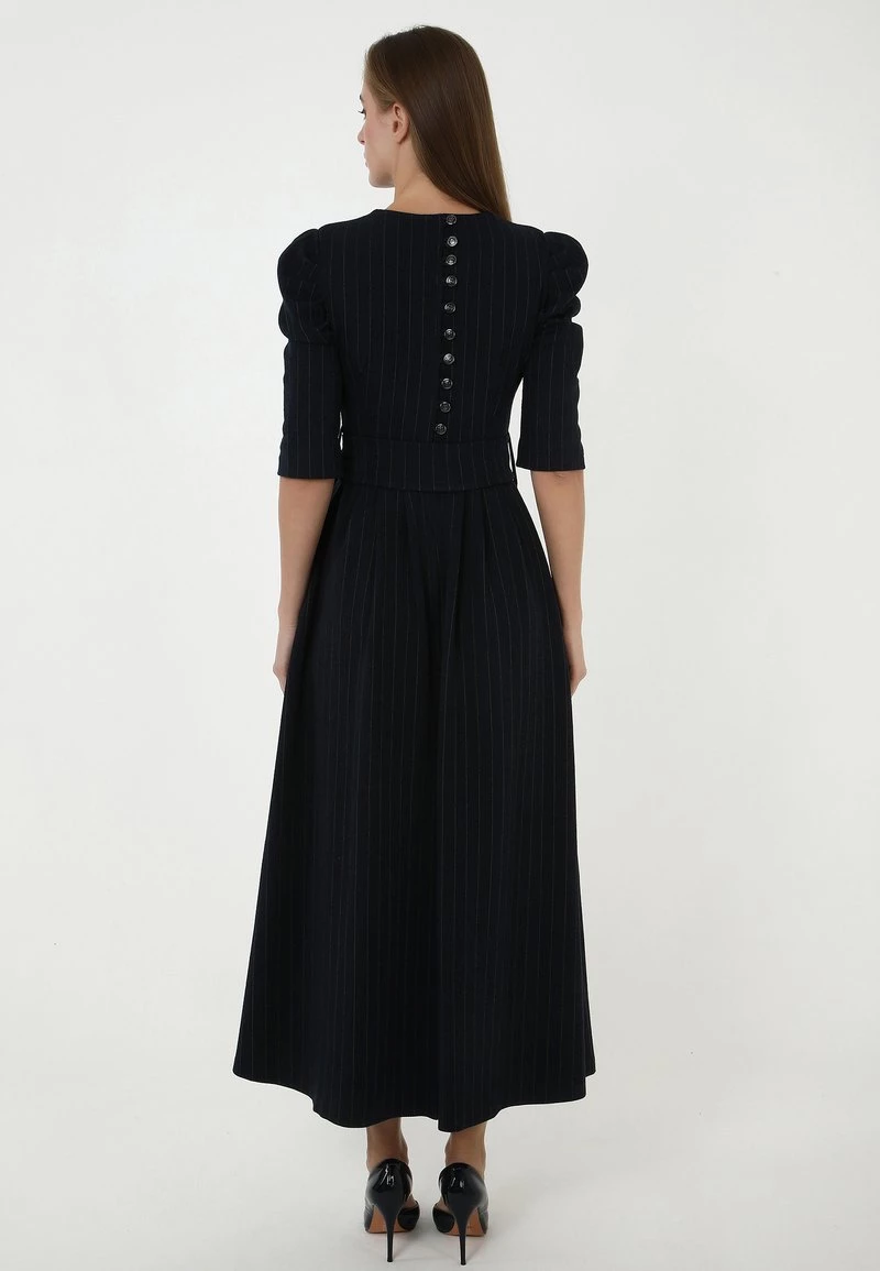 Bilancio π Madam-T Donna ANGE - Vestito Lungo - Blau π - immagine 3