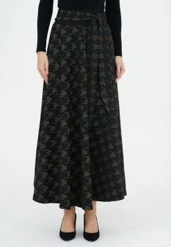 A buon mercato β Madam-T Donna ROCK RITA - Gonna Lunga - Black/khaki π