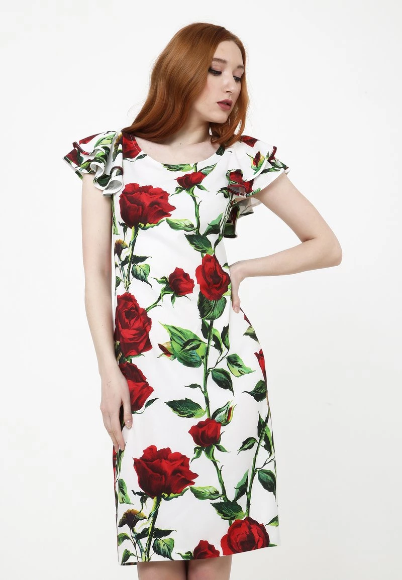 Buono π Madam-T Donna Vestito Estivo - Kornblume Blau Lila π - immagine 2