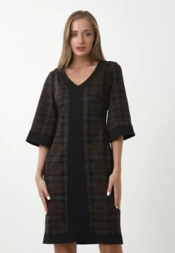 Presa 🎁 Madam-T Donna REINA - Tubino - Schwarz/senf 😉