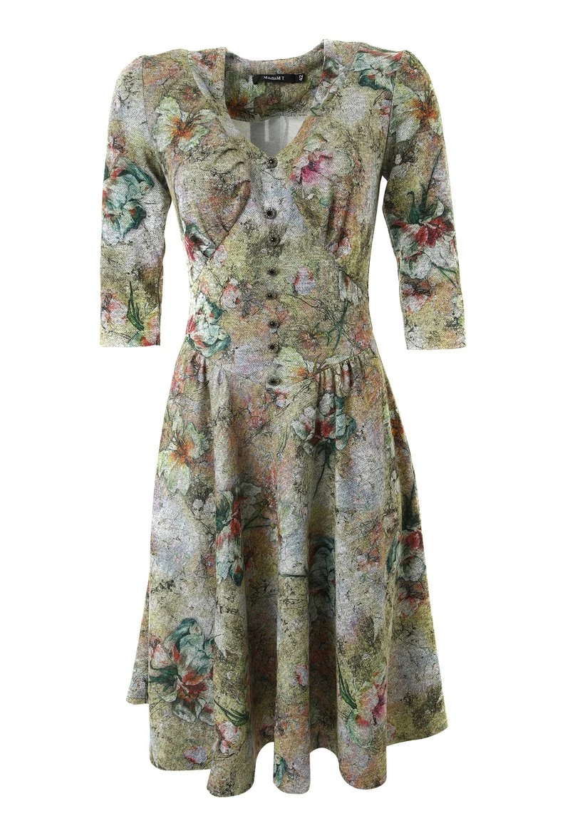 Promo π₯° Madam-T Donna DAISY - Vestito Estivo - Oliv/ Grau π - immagine 8