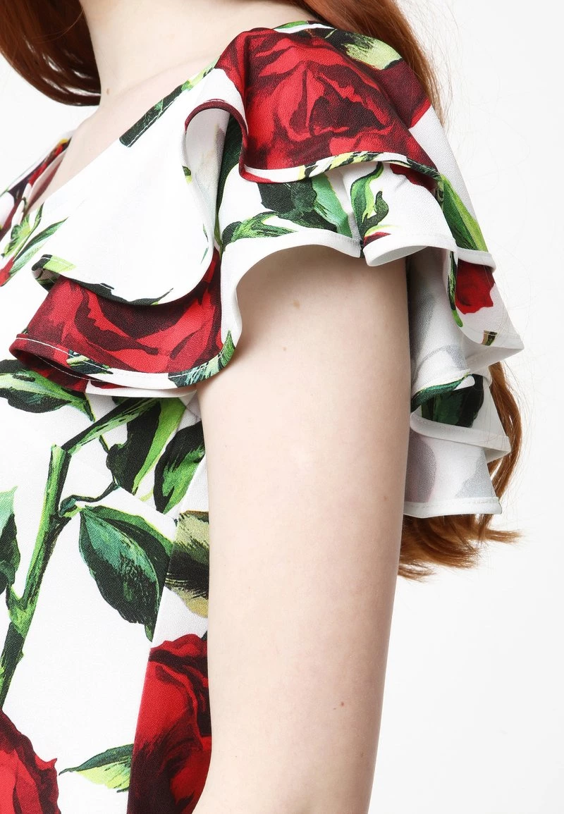 Buono π Madam-T Donna Vestito Estivo - Kornblume Blau Lila π - immagine 6