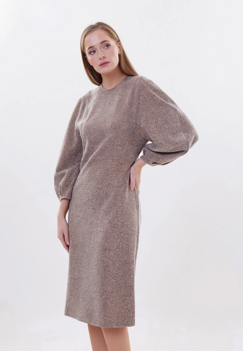 Migliore vendita π Madam-T Donna Vestito Estivo - Bla Utzk Senf π― - immagine 6