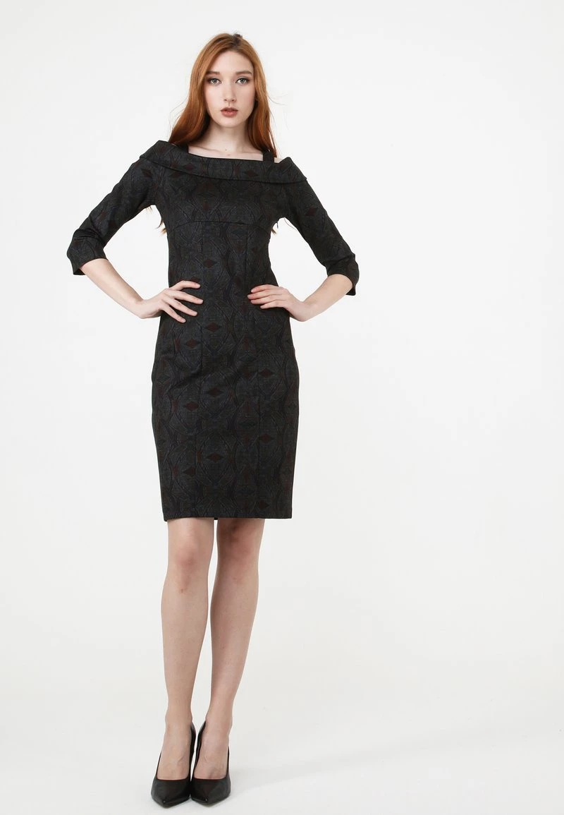 Miglior offerta π₯° Madam-T Donna ALTOONA - Vestito Elegante - Wein Rot/ Grün π₯ - immagine 4