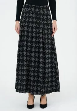 Promo 😉 Madam-T Donna GIZA - Pantaloni - Black/white 🧨