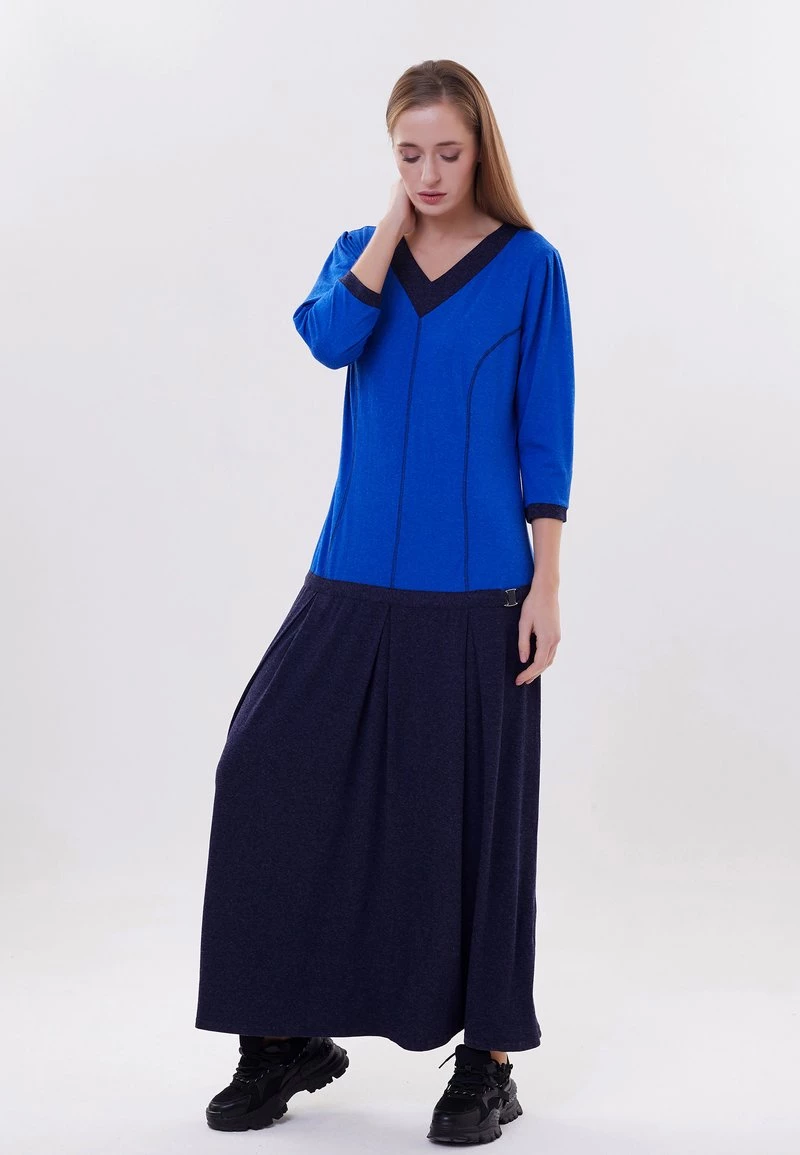 Acquistare π Madam-T Donna VARZINA - Vestito Lungo - Indigo π