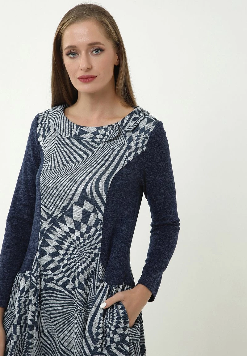 Vendita all'ingrosso ❤️ Madam-T Donna PATRICIA - Vestito Estivo - Grau/blau ⭐ - immagine 5