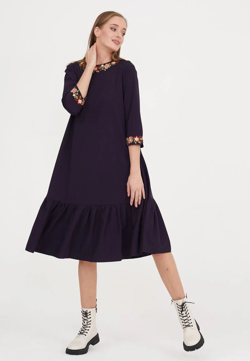 Vendita all'ingrosso π Madam-T Donna LOLANTA - Vestito Estivo - Pflaume π - immagine 7