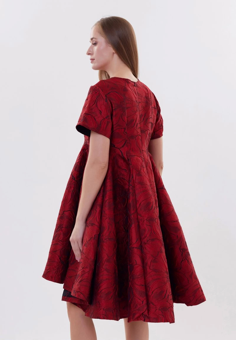 I primi 10 π Madam-T Donna SIMPLIFY - Vestito Elegante - Bla Askk/rot π - immagine 3