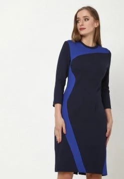 Presa 🔥 Madam-T Donna SPARNADA - Vestito Di Maglina - Blau Kornblumenblau 😉