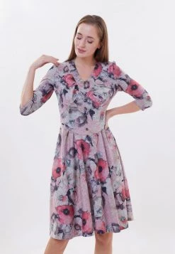 Vendita calda 🔔 Madam-T Donna DAISY - Vestito Estivo - Hellgrün/ Rosa ✨