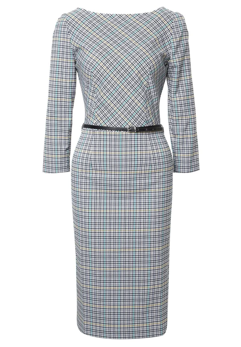 Le migliori recensioni di π Madam-T Donna Vestito Estivo - Grau/ Gelb π - immagine 7