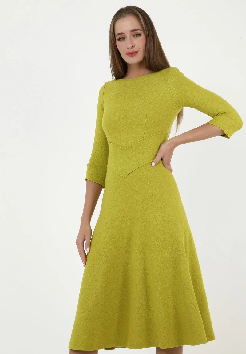 Bilancio π― Madam-T Donna YANNA - Vestito Di Maglina - Olive π§¨