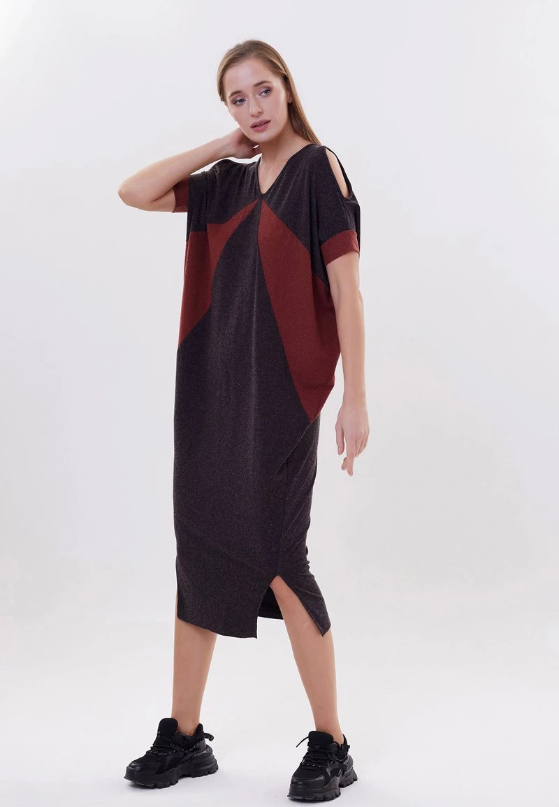 Bilancio π₯° Madam-T Donna SENTIABRINA - Abito In Maglia - Brantn Tera Orkotta π€© - immagine 5