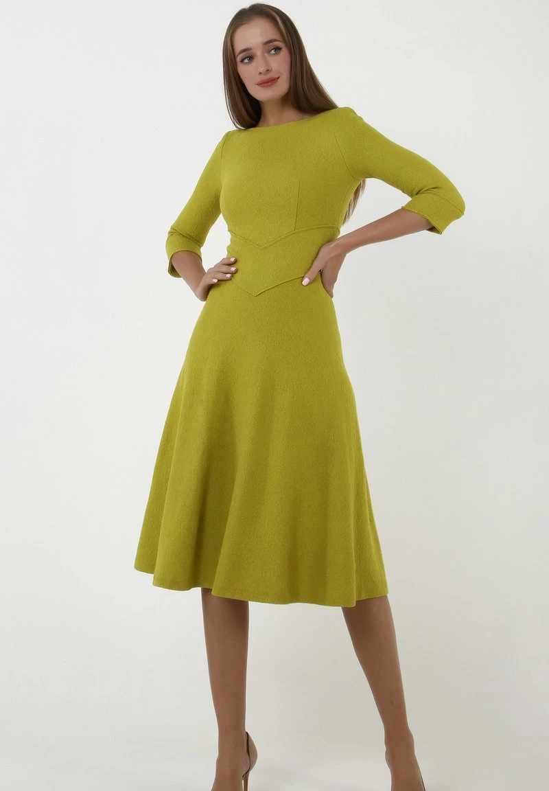 Bilancio π― Madam-T Donna YANNA - Vestito Di Maglina - Olive 𧨠- immagine 7