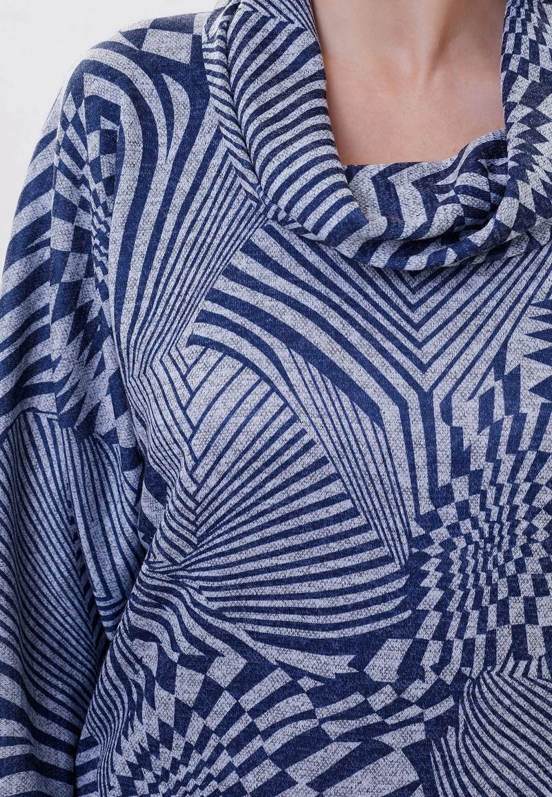 Vendita all'ingrosso π Madam-T Donna LETUCHYA MISHE - Abito In Maglia - Grune Farbe Blau π - immagine 5