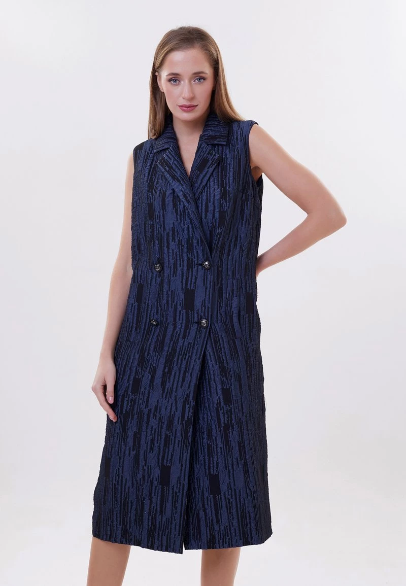 Vendita all'ingrosso π₯° Madam-T Donna ESPERANSA - Abito A Camicia - Bla Askk/blau π