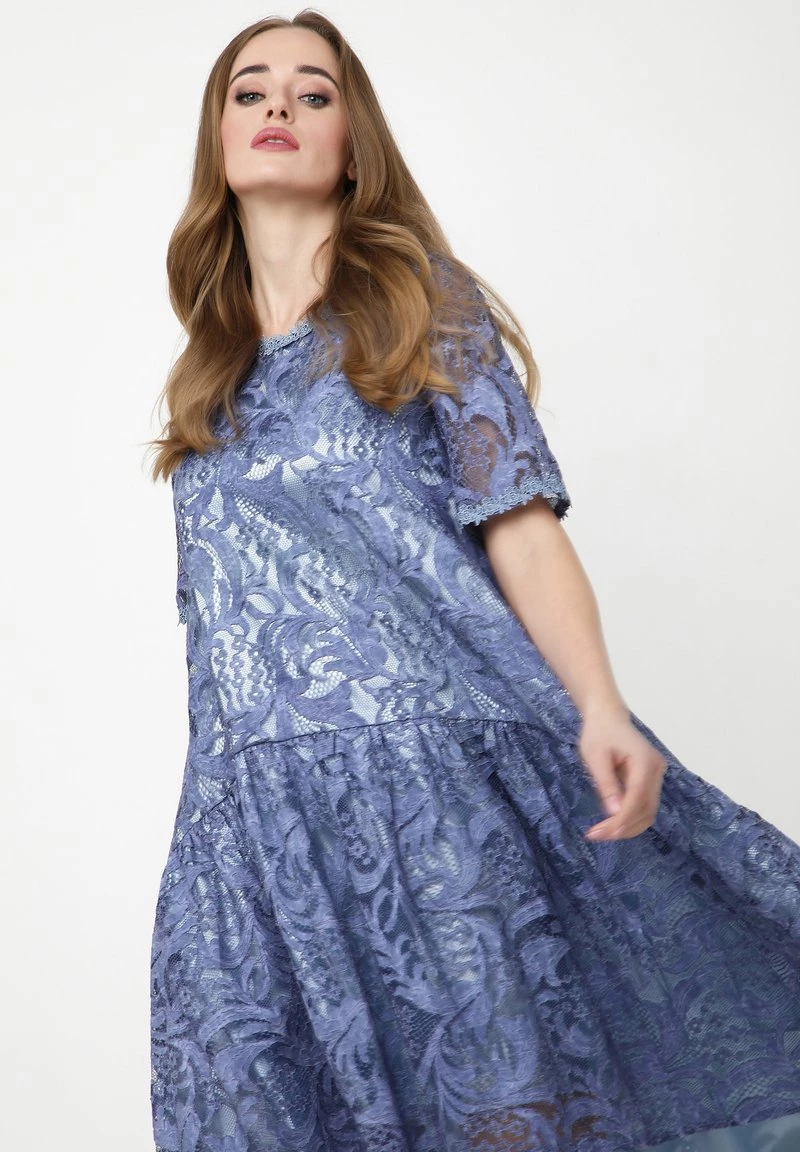 Migliore vendita π Madam-T Donna EVA - Vestito Estivo - Indigo β€οΈ - immagine 4