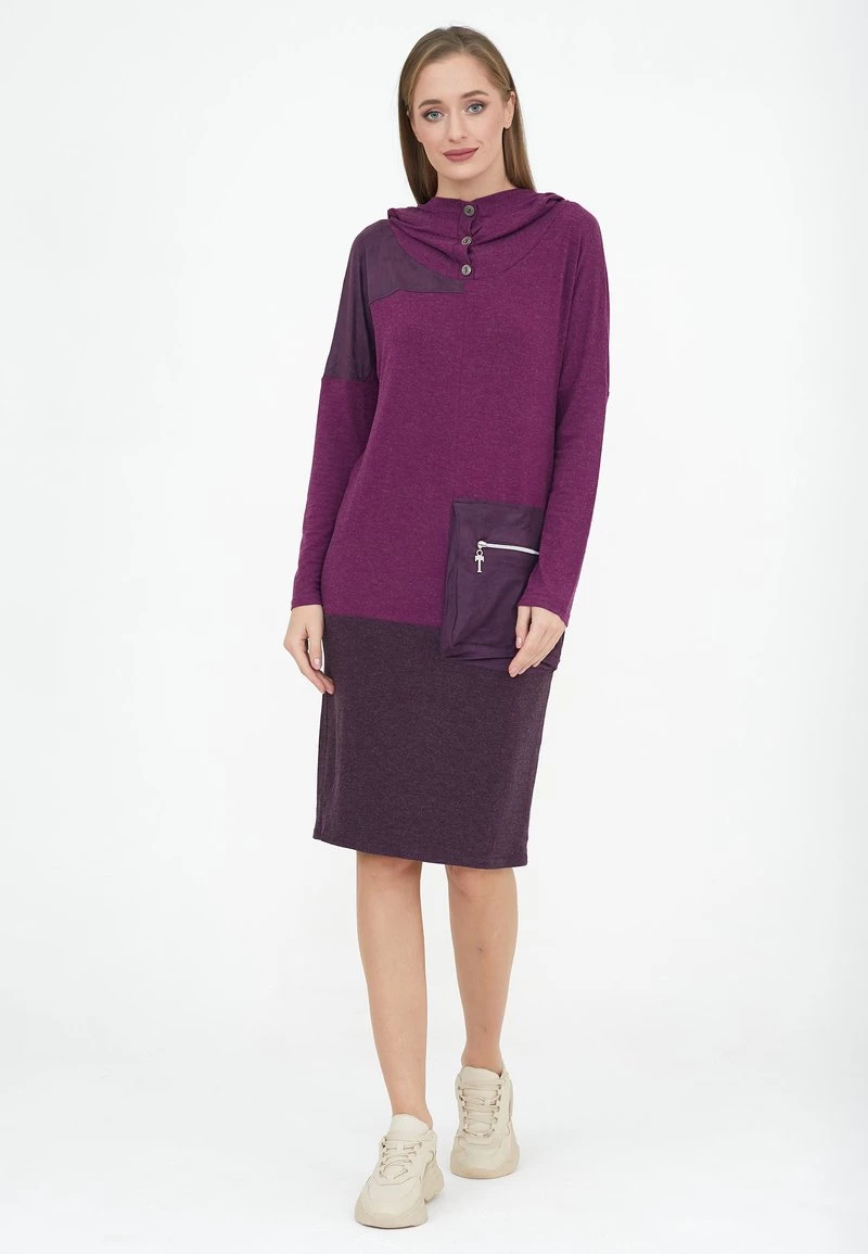 Miglior offerta π Madam-T Donna MIGDALIA - Vestito Estivo - Pflaume/dunkelviolett π - immagine 2