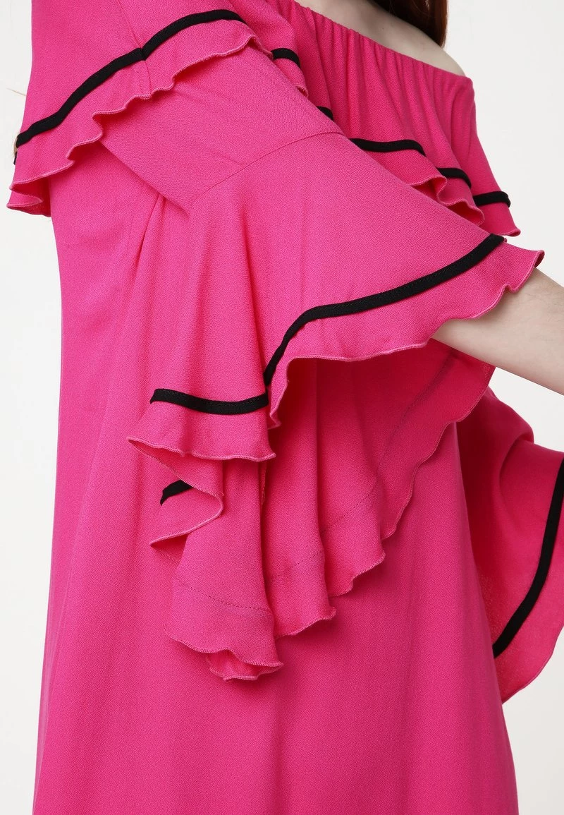 Miglior prezzo π€© Madam-T Donna SALLY - Vestito Estivo - Fuchsie β¨ - immagine 6