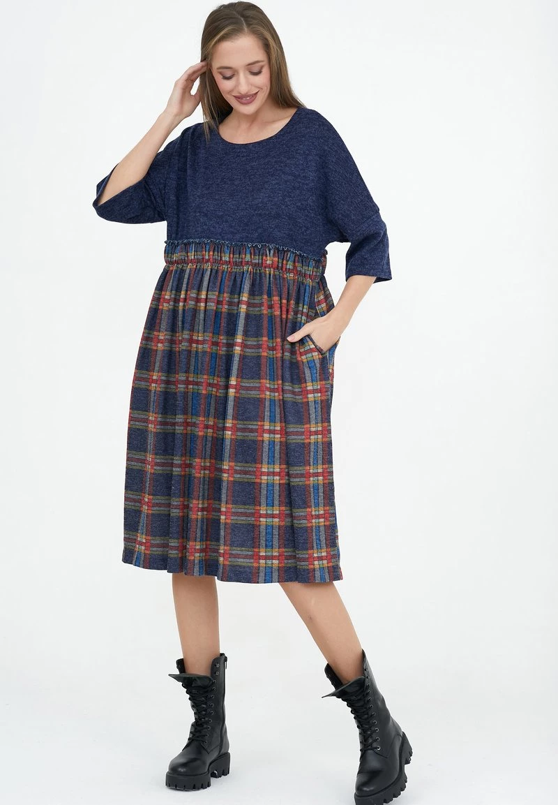 A buon mercato π₯ Madam-T Donna OFELIA - Vestito Estivo - Blau/rot β - immagine 4