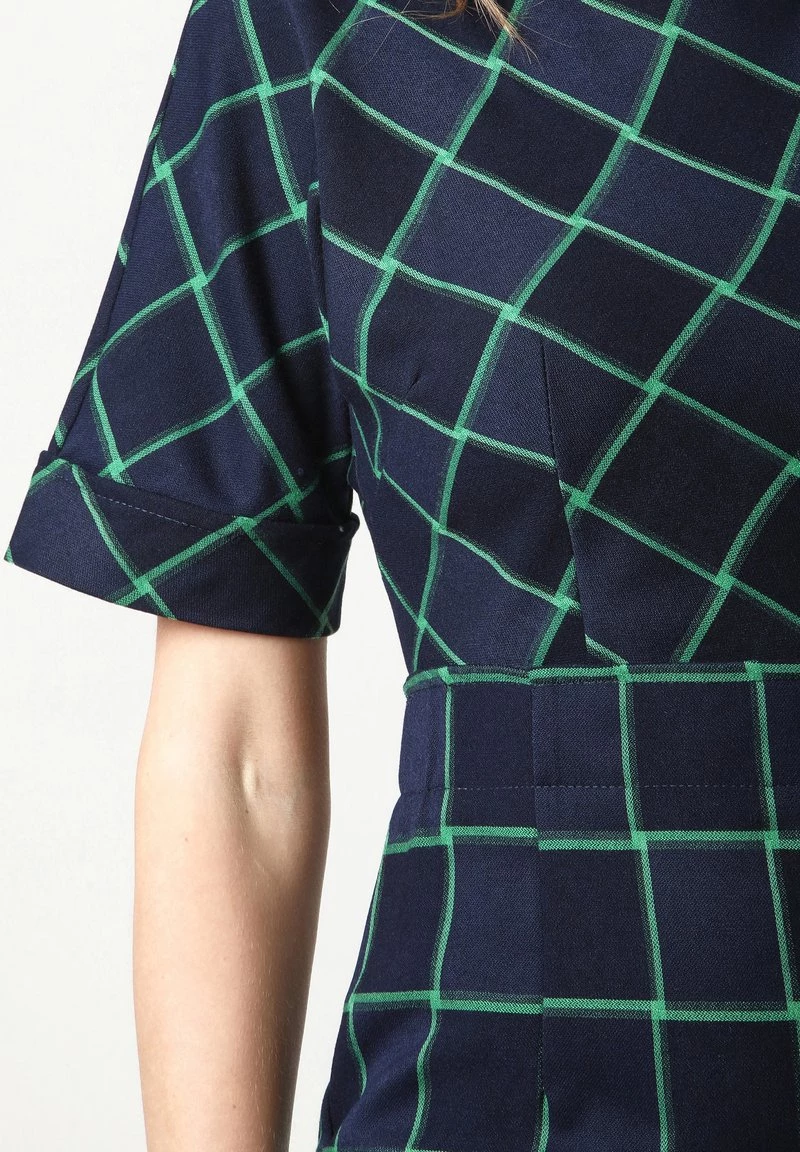 Vendita all'ingrosso 𧨠Madam-T Donna ALTEA - Vestito Di Maglina - Blau Grün π€© - immagine 6