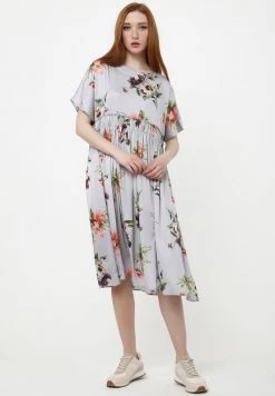 Vendita lampo π Madam-T Donna OFELIA - Vestito Estivo - Rosa, Grau π