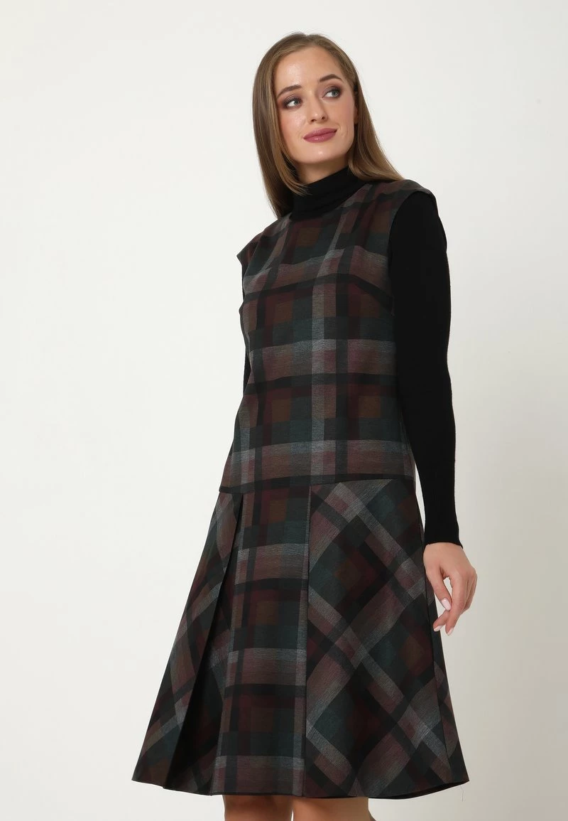 Miglior offerta π Madam-T Donna GASCONA - Vestito Estivo - Grün/braun π - immagine 4