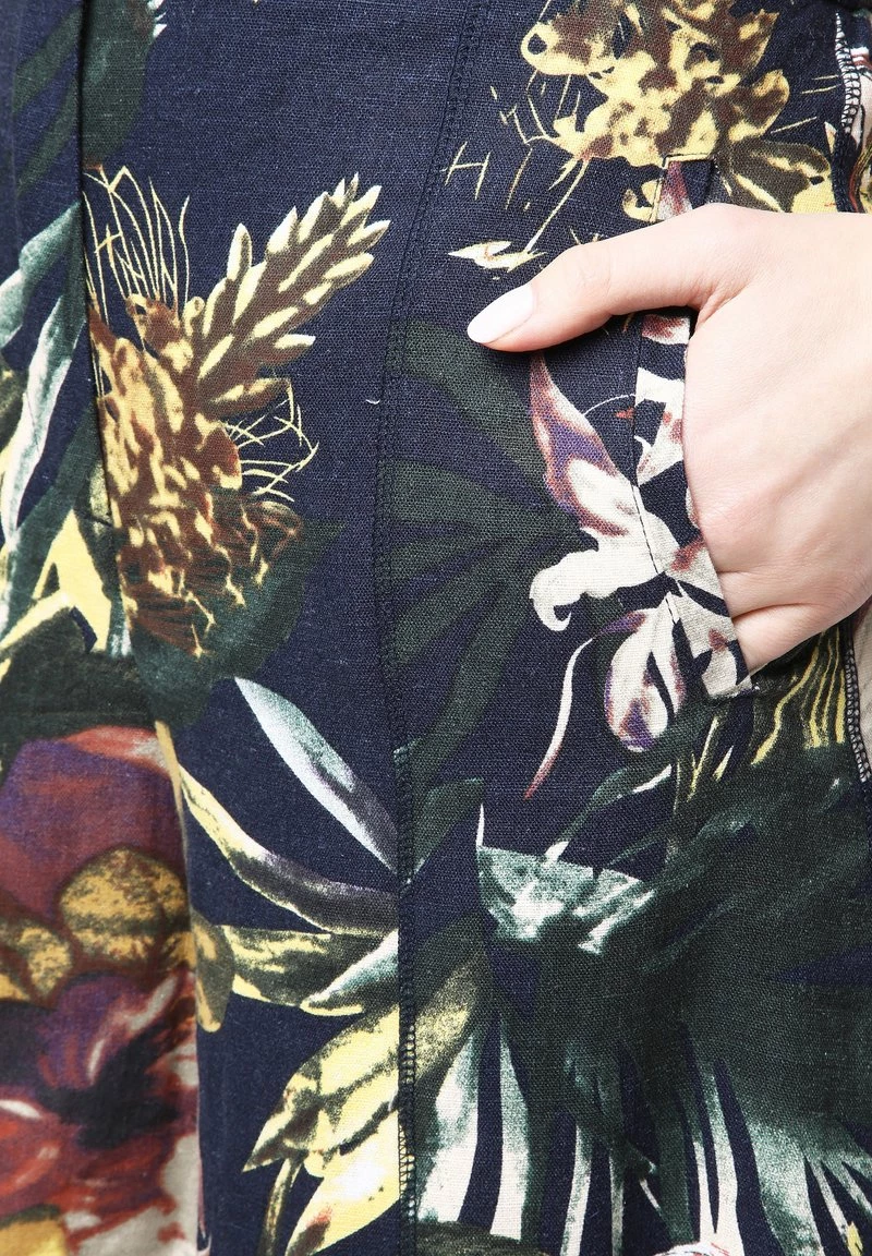 Presa π Madam-T Donna Pantaloni - Blau, Gelb βοΈ - immagine 4