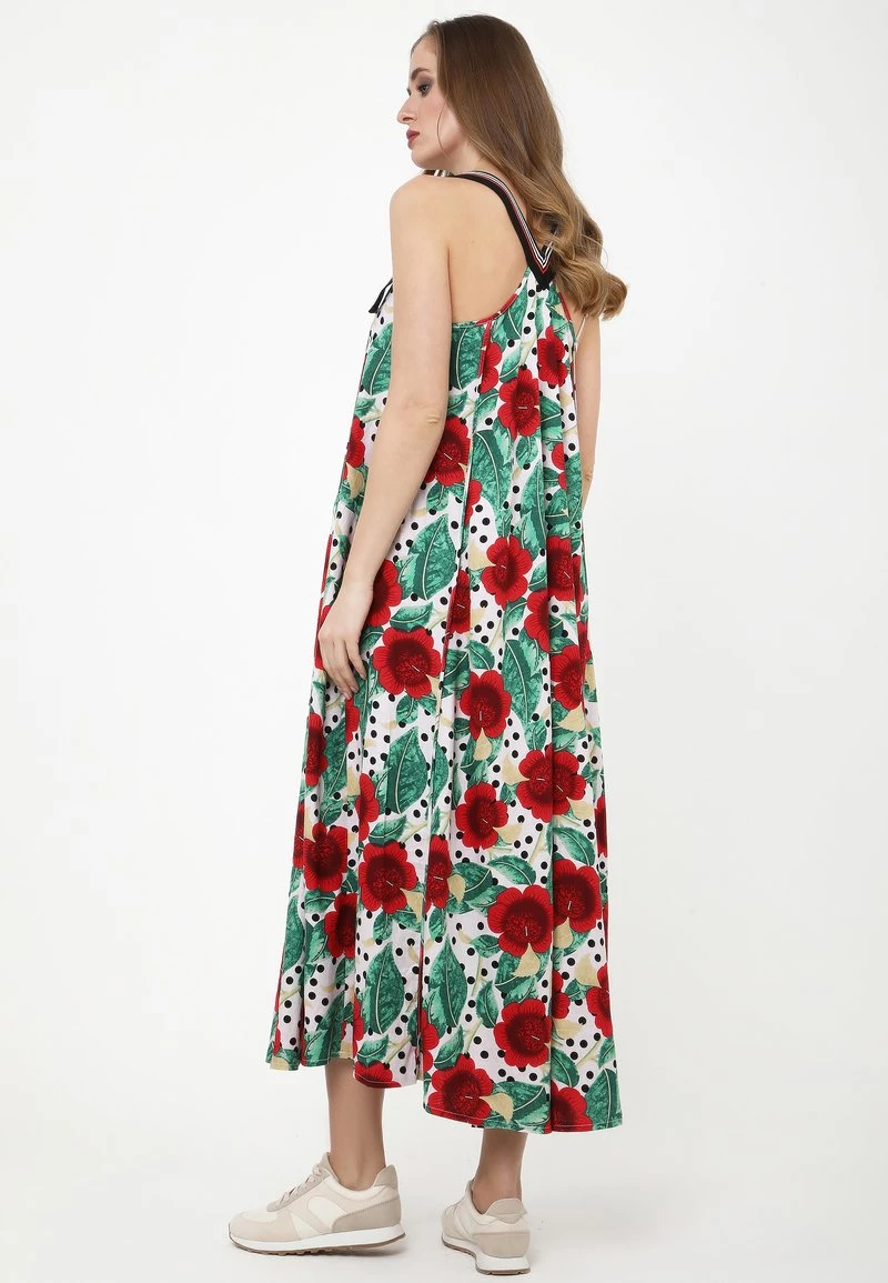 Buono 🤩 Madam-T Donna Vestito Lungo - Rosa, Rot ✔️ - immagine 2