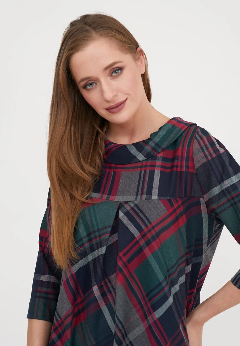 A buon mercato 𧨠Madam-T Donna JULIE - Vestito Estivo - Grün/ Rot π - immagine 6