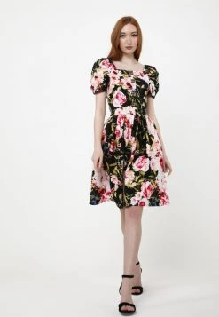 I primi 10 β¨ Madam-T Donna Vestito Estivo - Schwarz, Rosa π