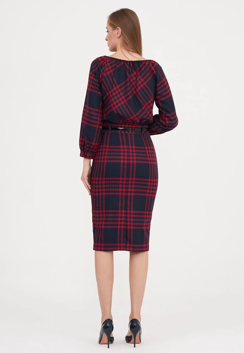 Acquistare π€© Madam-T Donna KALIPSA - Tubino - Blau, Burgund. π - immagine 6